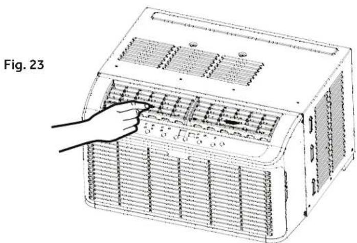 HAIER Serenity ESAQ406T - CHANGING THE AIR DIRECTION - 1