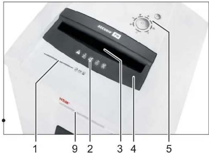HSM Securio P44c - Översikt2 Ändamålsenlig användning, - 1