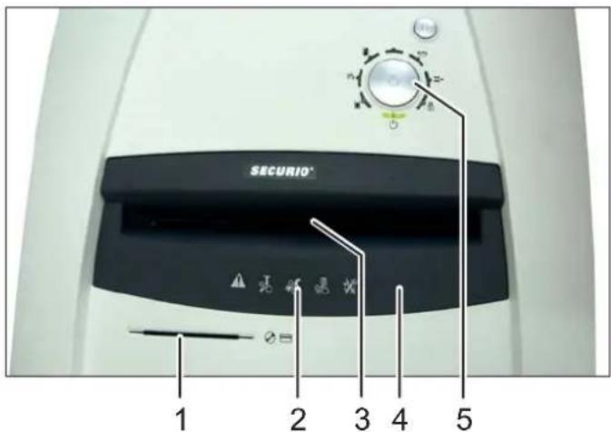 HSM Securio P40c - Attekintés2 Rendeltetésszerő használat - 1