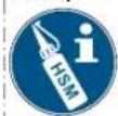 HSM Securio B22c - AVERTISSEMENT - 2