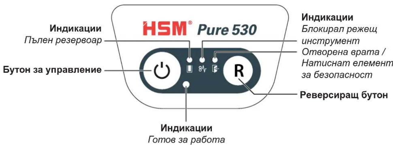 HSM Pure 530C - YnpablaBaunn HndkaTopn eJeMeHTN - 1