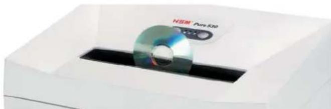 HSM Pure 530C - Pericolo di lesioni dovuto a schegge! - 2