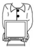 EIZO DuraVision FDX1003T - Do not touch a damaged LCD panel directly with bare hands. - 2