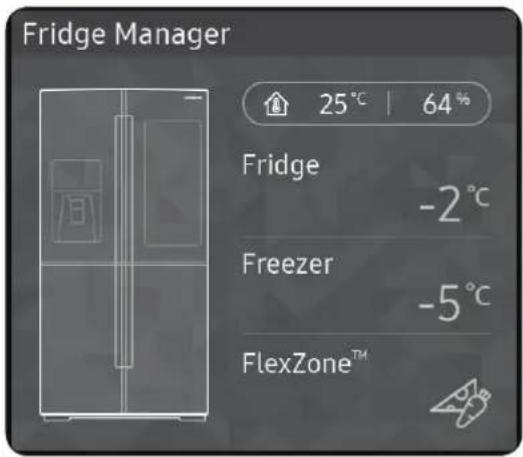 SAMSUNG RF28K9580SG - Gestionnaire du réfrigérateur - 1