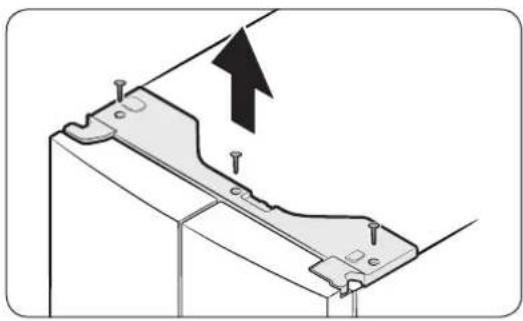 SAMSUNG RF28K9580SG - Detaching the fridge doors - 1