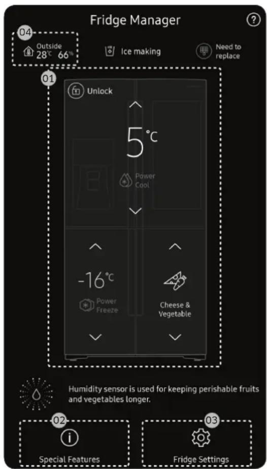 SAMSUNG RF28K9580SG - Fridge Manager - 2