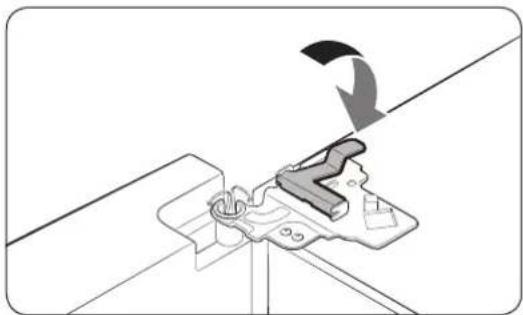 SAMSUNG RF28K9580SG - Re-attaching the fridge doors - 4