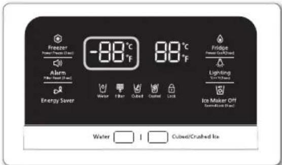 SAMSUNG RF28HMEDBWW - Control de la temperatura del congelador - 1