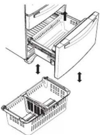 SAMSUNG RF28HMEDBWW - Cajón del congelador - 1
