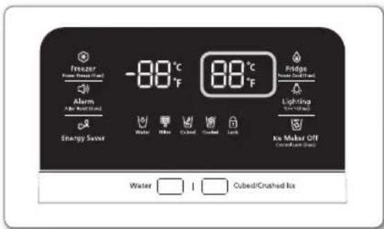 SAMSUNG RF28HMEDBWW - Control de la temperatura del refrigerador - 1