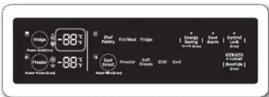 SAMSUNG RF34H9950S4 - Control de la temperatura del refrigerador - 1