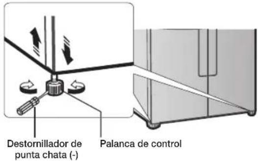 SAMSUNG RF34H9950S4 - CÓMO NIVELAR EL REFRIGERADOR - 1