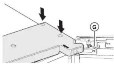 SAMSUNG RF34H9950S4 - Cómo volver a ensamblar la puerta del refrigerador - 7