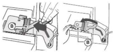 SAMSUNG RF34H9950S4 - How to Re-attach Fridge Door - 3