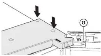 SAMSUNG RF34H9950S4 - Réinstallation de la porte du réfrigérateur - 7