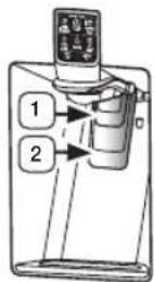 SAMSUNG RF34H9950S4 - Using the Water lever (2) - 1