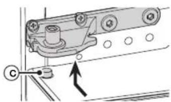 SAMSUNG RF34H9950S4 - Réinstallation de la porte du congélateur - 2