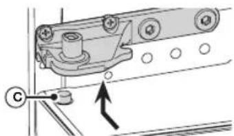 SAMSUNG RF34H9950S4 - Cómo volver a ensamblar la puerta del congelador - 2