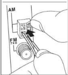 ONKYO TXNR757 - Raccordement de l'antenne - 3
