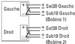 POLK AM3386A - ATRIUM Sat30 ET ATRIUM Sub10 GUIDE DE CONNEXION: - 1