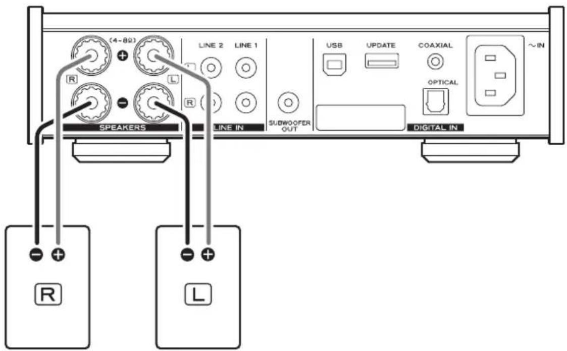 TEAC AI301DAX - Speaker Connection - 1