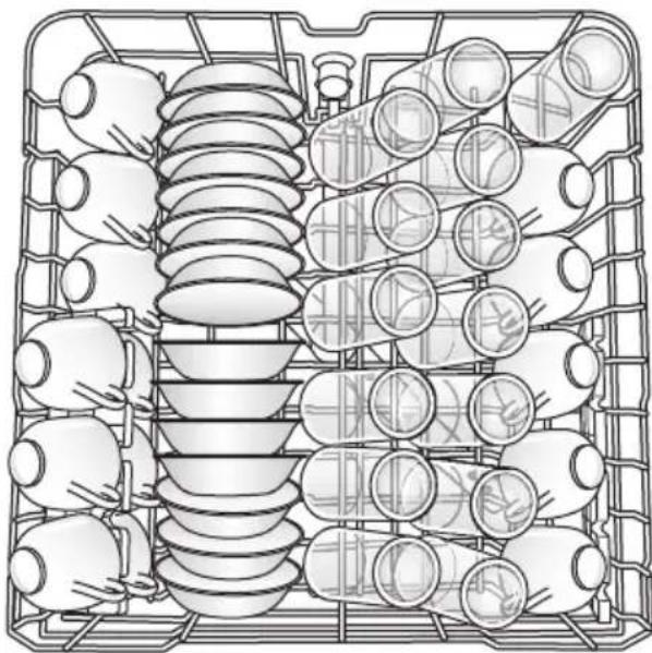 HAIER HDBL865ATS - LOADING UPPER RACK - 1