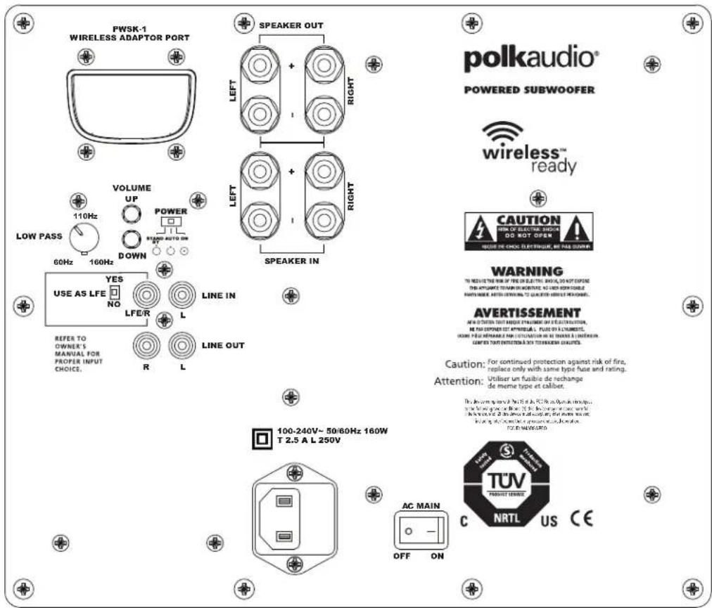 POLK DSWPRO440 - Chave Standby/Auto/On (Pronidão/ Automática/Ligado) - 1