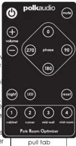 POLK DSWPRO440 - Button - 1