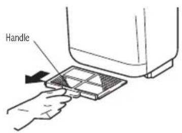 Royal Sovereign RTHD461S - Cleaning the air filer - 1