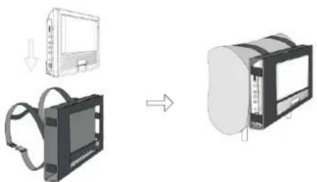 SYLVANIA SDVD7030 - Mounting method with diagram for the carbag - 1