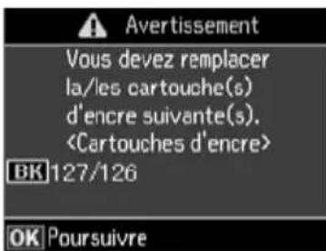 EPSON WorkForce WF7520 - Remplacement de cartouches d'encre - 1