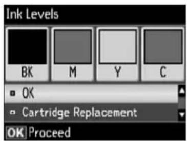 EPSON WorkForce WF7520 - Checking Ink Levels - 1