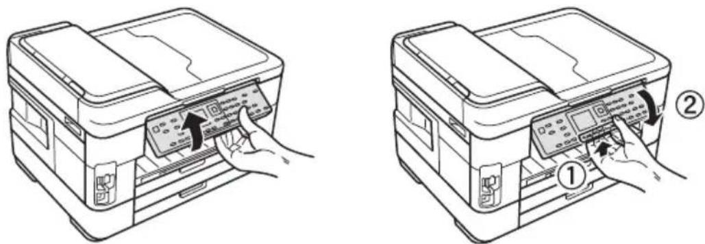 EPSON WorkForce WF7520 - Adjusting the Control Panel - 1