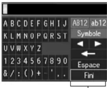 EPSON WorkForce WF7520 - Utilisation du clavier numérique pour saisir les chiffres et les caractères - 1