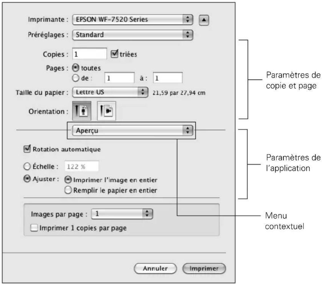 EPSON WorkForce WF7520 - Impression sous Mac - 2