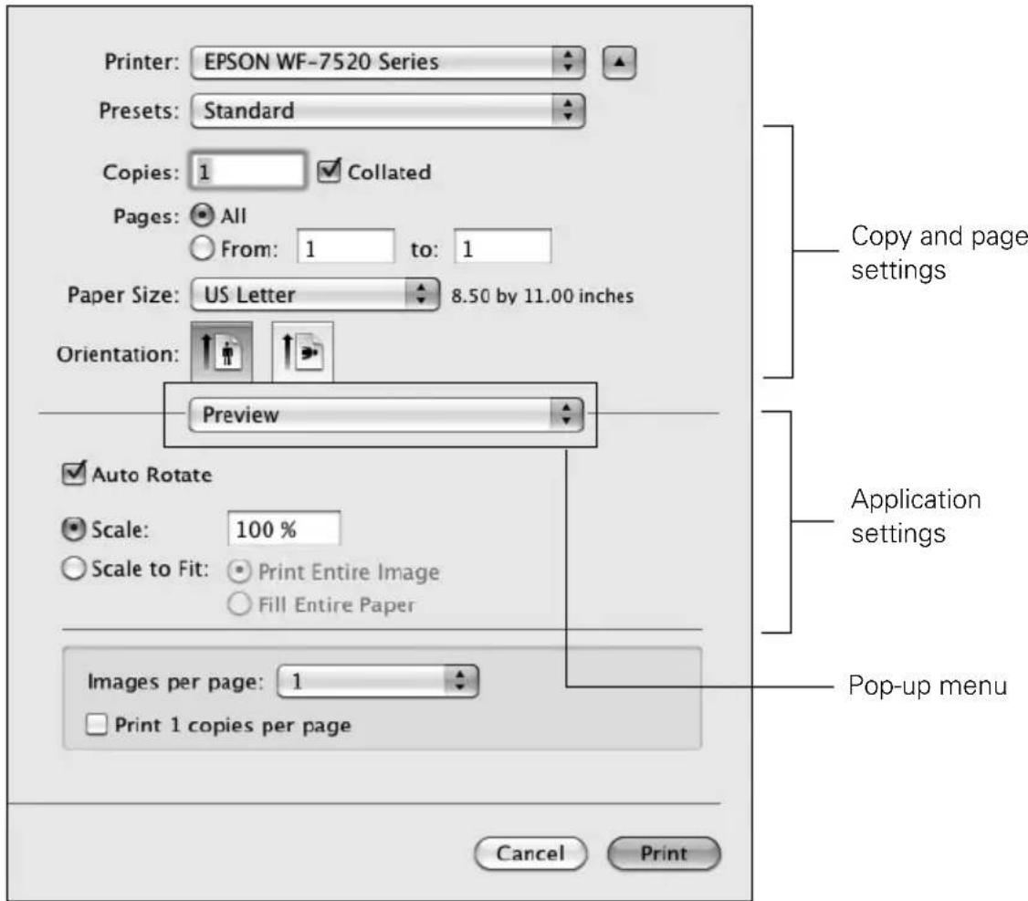 EPSON WorkForce WF7520 - Printing With a Mac - 2