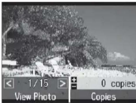 EPSON WorkForce WF7520 - Printing Photos From the LCD Screen - 1