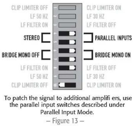 QSC CMX 300Va - Bridge Mono Precautions - 3