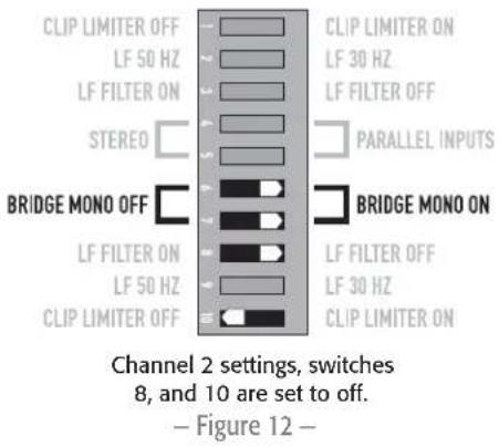 QSC CMX 300Va - Bridge Mono Precautions - 2