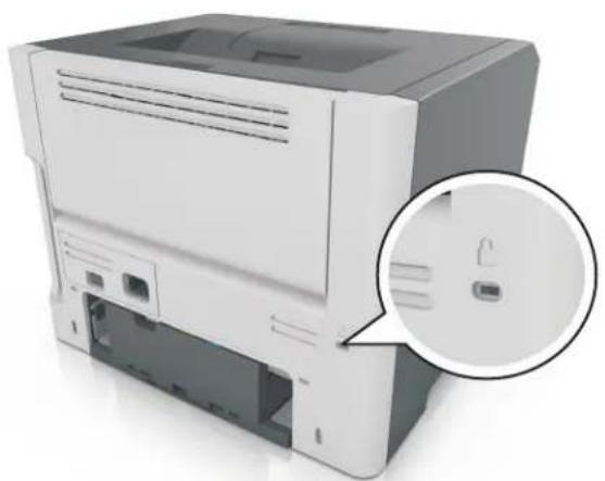 LEXMARK MS315 - Utilisation de la fonction de verrouillage - 1