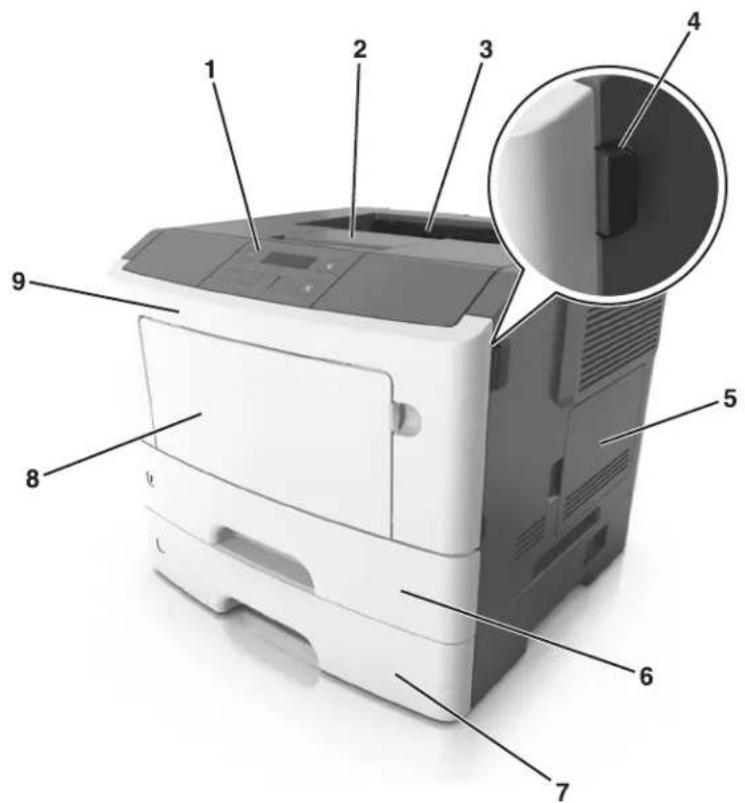 LEXMARK MS315 - Modèle d'imprimante MS312 - 1