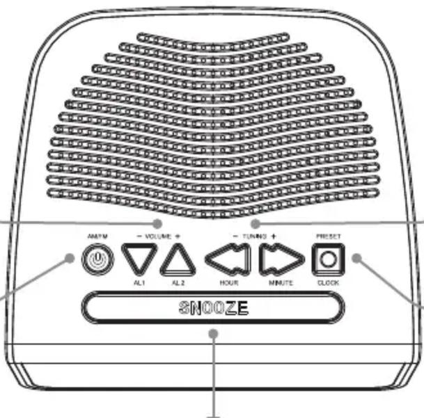 GPX C224B - Radio / alimentation - 1