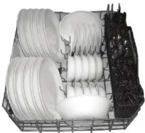 HAIER DWL2825DDBB - CHARGEMENT DU SUPPORT INFERIEUR - 1