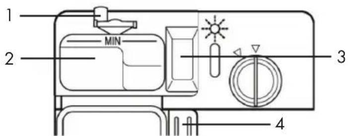 HAIER DWL2825DDBB - Compartimiento para el detergente - 1