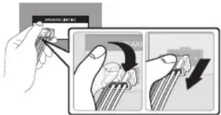 SAMSUNG MXHS9000 - Précautions lors du déplacement des enceintes - 1