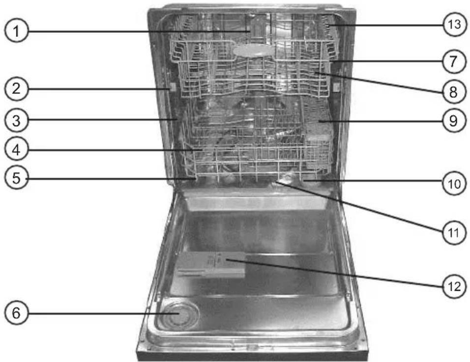 HAIER DWL2825DDWW - Pieces et Caracteristiques - 1