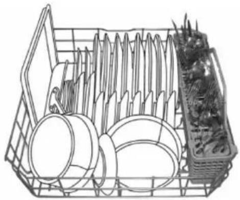 HAIER DWL2825DDWW - DES ÉTAGÈRES UTILITAIRES mUNIES DE PROTECTION POUR LES OBJETS AVEC UN MANCHE. (CERTAINS mODÈLES) - 5