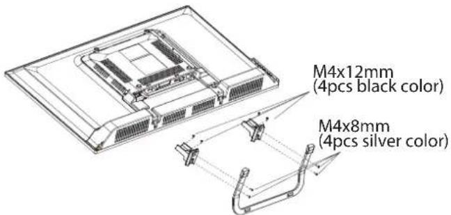 HAIER 32D3005 - ATTACHING THE STAND - 1