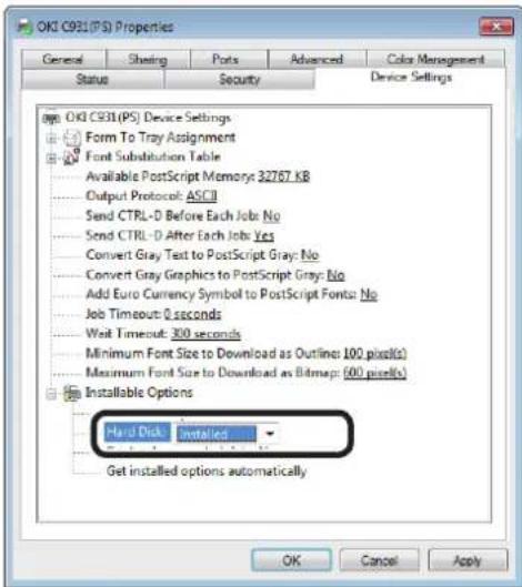 OKI C911DN - ■Поурpaμata odηνοις εKTUNωTh Windows PS - 2