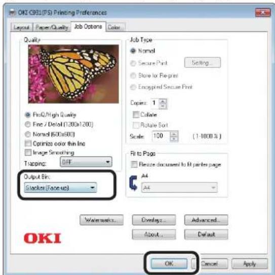 OKI C911DN - XpnoiOnoiovtac to dioko oToiBaC npoc Ta navw (H ekTunomega nAeupa eivai npoc Ta navw) - 4